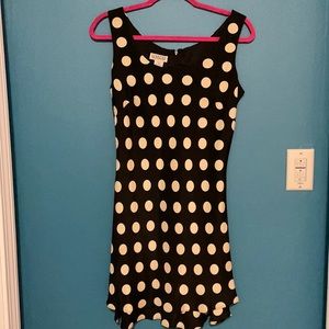 Vintage Silk Polka Dot Dress